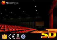 شاشة كبيرة منحنية شاشة 4D مسرح السينما 2-200 مقاعد التأثيرات العاطفية والمؤثرات الخاصة
