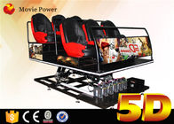موضوع بارك المعدات 5D السينما الحركة مقعد 6DOF 5D السينما محاكي لعبة آلة 5D السينما