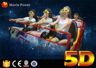 5D السينما محاكي و5D معدات سينما 6 مقاعد الحركة كراسي 5d للسينما الهيدروليكية