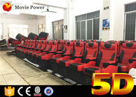200 مقاعد النظام الكهربائي 3 شعبة الشؤون المالية على نطاق واسع 4D مسرح السينما مع المطر الأثر، وكراسي متحركة