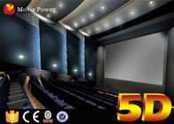 7.1 نظام الصوت قناة وشاشة المنحنى 4-D مسرح السينما مع 3 كراسي DOF الكهربائية