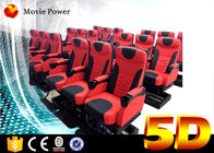 24 مقاعد مسرح ديناميكي مسرح سينما كبيرة 5D مع منصة الحركة الكهربائية