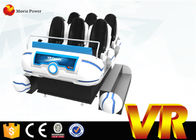ترقية 6 مقاعد عائلية 9D VR Cinema مع 6 Dof Simulator Motion Electric Platform