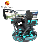 الهيدروليكية 4d سباقات السيارات محاكي آلة لعبة 6dof Motion Platform Driving Simulator