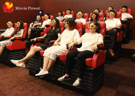 مشروع مبتكرة 4D الرول كوستر السينما مسرح الإثارة ركوب حركة مقاعد