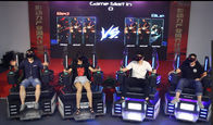 تعمل عملة 9D VR سينما VR لعبة آلة لعبة مركز 2-8 لاعبين