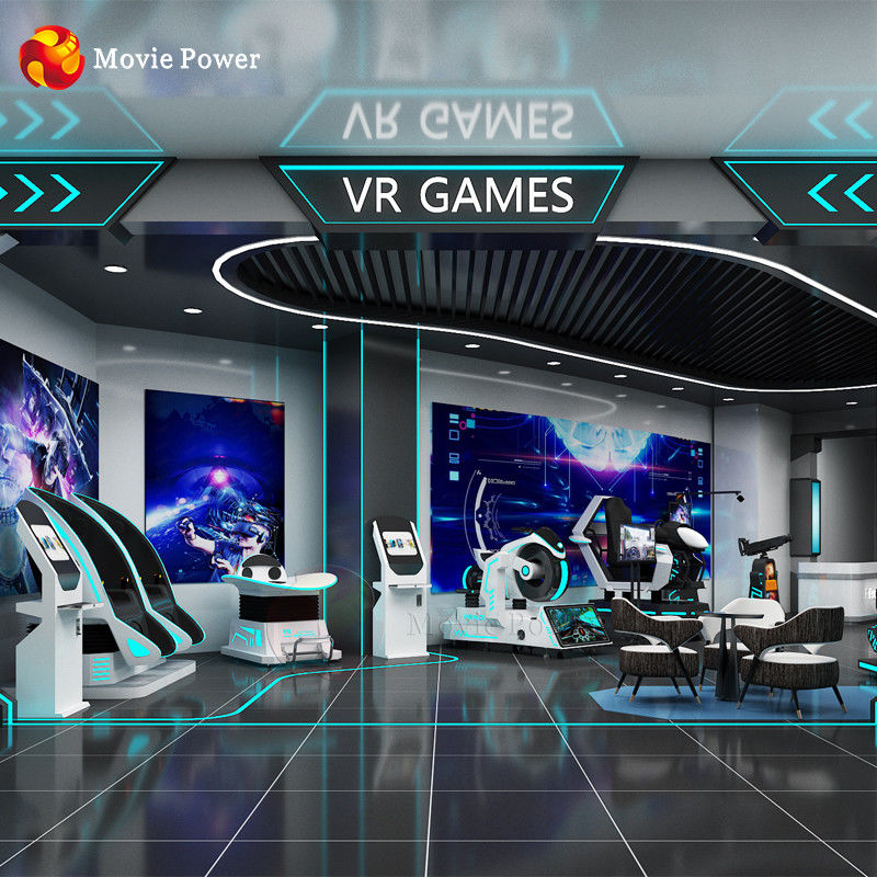 معدات مدينة الملاهي One Stop Service 9d Virtual Reality Simulator Game Zone