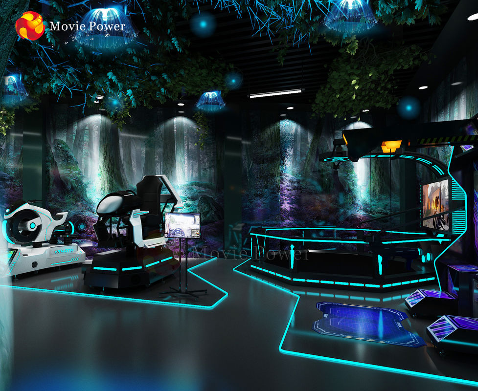 الألعاب الداخلية Simulator Zone Interactive 9d Virtual Reality Game Machine