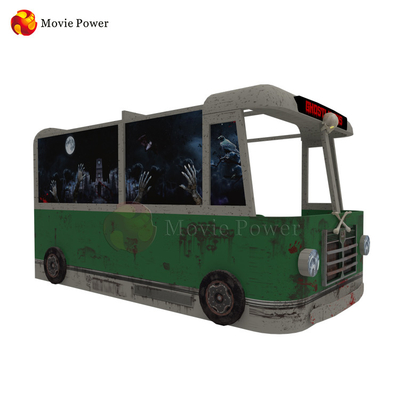 نظام محاكاة الواقع الافتراضي VR Zombie Shooter 9d VR Ghostly Bus