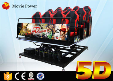 لعبة آلة 5D محاكاة كاملة الحركة محاكي المستخدمة مسرح 5D فيلم للبيع