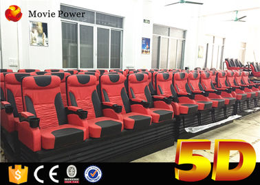 2.25 KW منصة 4D الكهربائية نظام المسرح مع 2-200 مقاعد مناسبة للملاهي