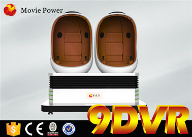 1 2 3 مقاعد 9D Vr سينما مصنوعة من قوة الفيلم ، 9D الكهربائية محاكي Vr