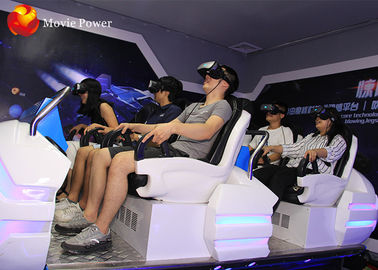 ستة مقاعد لاعب 9D محاكي 9D VR سينما شهادة CE للملاهي