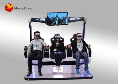 سينما الواقع الافتراضي سينما محاكي مع نظارات 9d / 3 مقاعد