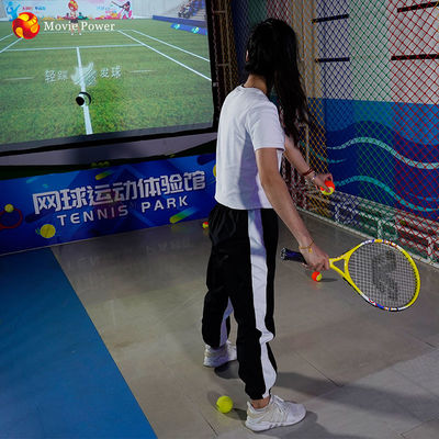 لاعب واحد VR Theme Park الأطفال التفاعلية لعبة التنس آلة الواقع الافتراضي