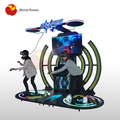 0.6kw داخلي تسلية آلة الواقع الافتراضي محاكي Vr Arcade Music Game