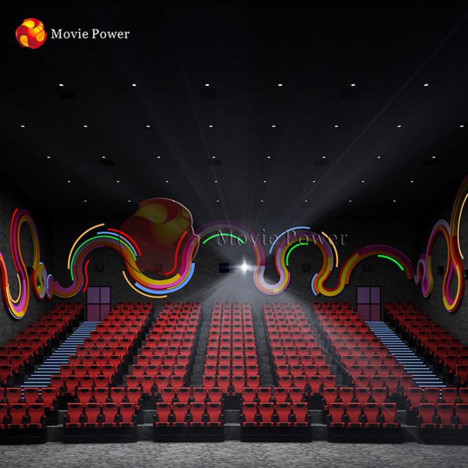 Theme Park 4D Motion Cinema Chairs 4D Movie Theatre CE شهادة 0