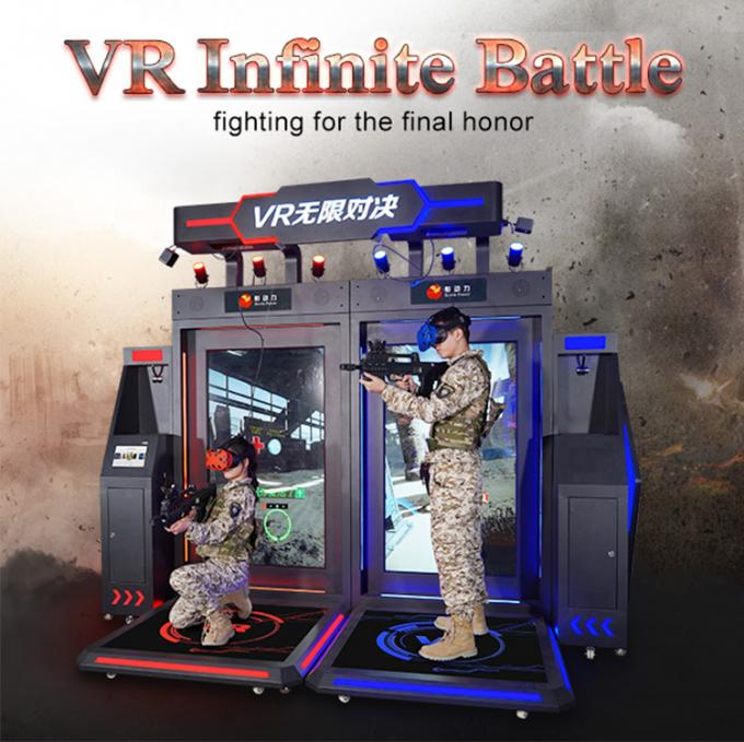 متعددة اللاعبين يقف 9D VR لعبة آلة الواقع الافتراضي سلسلة التفاعلية 0