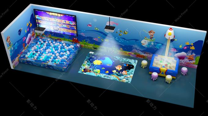 ألعاب غامرة للأطفال متعددة اللاعبين تفاعلية ثلاثية الأبعاد على الحائط 0