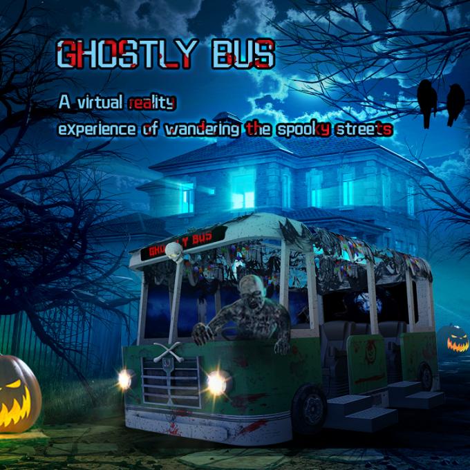 9D الواقع الافتراضي سينما الرعب Ghostly Movie Game Simulator For Amusement Park 0