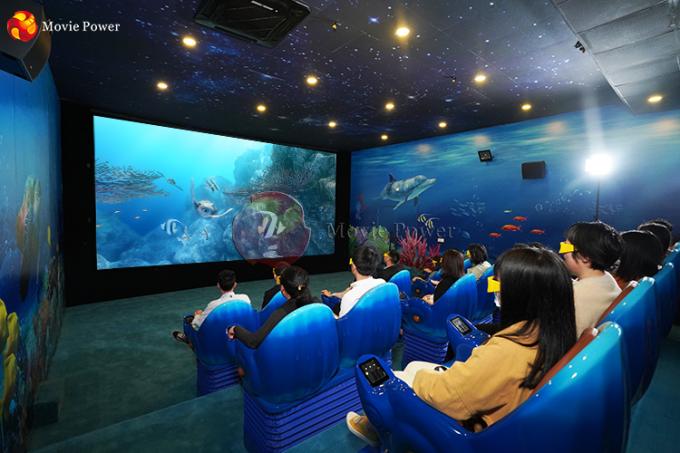 مسرح سينمائي تفاعلي احترافي غامر مخصص 4D 5D 2-6 مقاعد 2