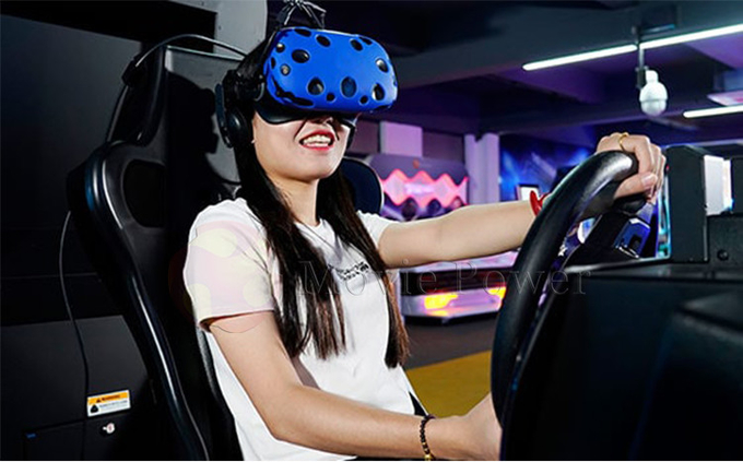 محاكي القيادة 9d Vr آلة اللعب محاكي سباق السيارات Vr معدات لمنتزه الواقع الافتراضي 1