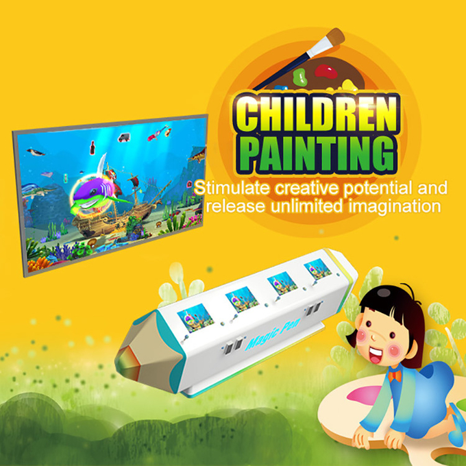 ألعاب الأطفال متعددة اللاعبين 3d مشاريع AR تفاعلية ألعاب الرسم للأطفال الداخلية 0