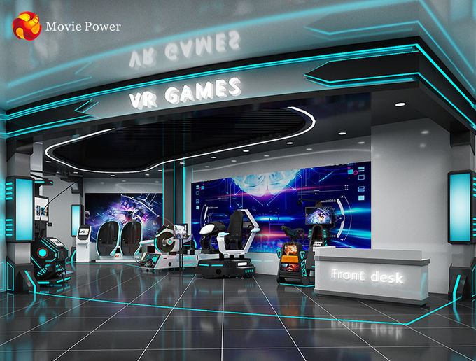الألعاب الداخلية Simulator Zone Interactive 9d Virtual Reality Game Machine 0