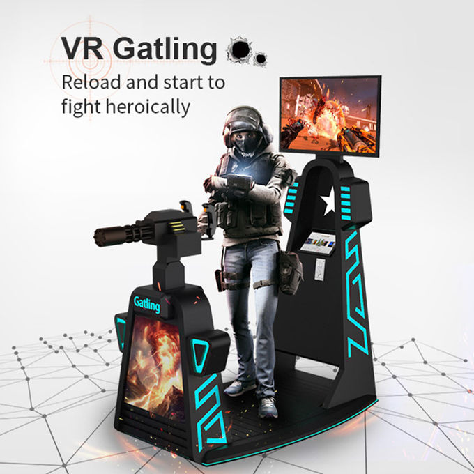 التجاري VR Simulator 9d الواقع الافتراضي HD Arcade 360 ​​Cinema Shooting Flight 0