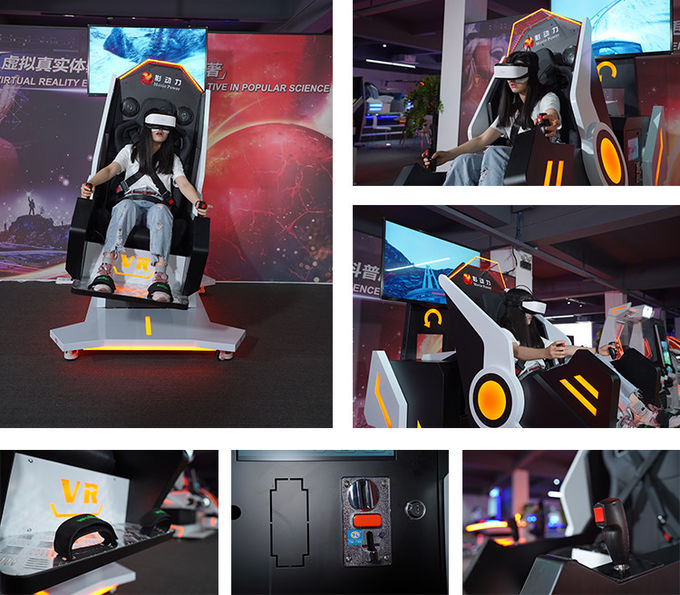 VR 360 Rotation Simulator VR Chair مع 50 كرسي دوران للواقع الافتراضي 2