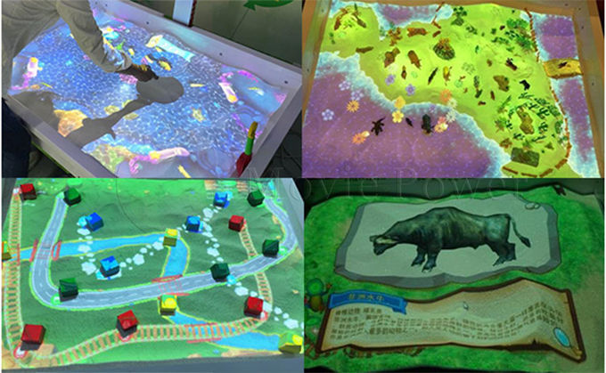 ملعب داخلي للأطفال AR لعبة تفاعلية متعددة اللاعبين لعبة سحرية تفاعلية Sand Box 1