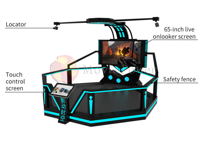 9D VR Shooting Simulator لعبة موسيقى مجانية مشي رياضة لعبة معركة حرب لاعب واحد فاز صابر 1