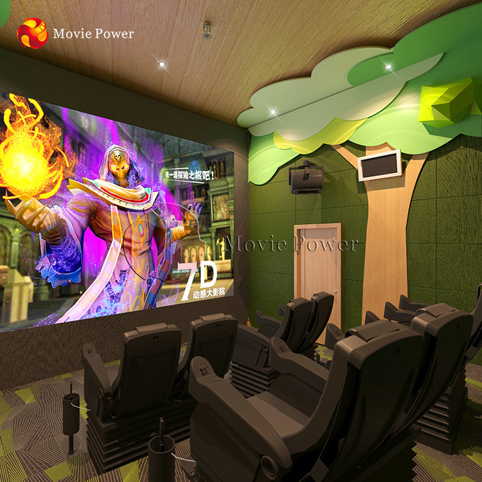 الترفيه 9D VR Simulator 5D Cinema System Motion Chair VR Equipment Theme 5D Movie Theater 0