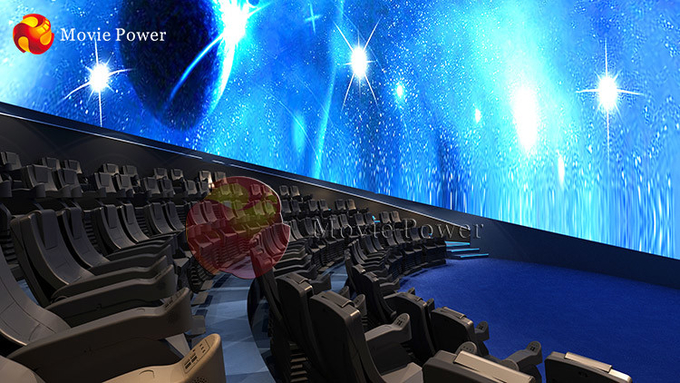 200 مقعد من الألياف الزجاجية 5D Motion Theatre Seat Theme Park Dome Cinema 0