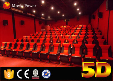 3D البصرية و 5 D الحركية 24 مقعدا 5D السينما مع المؤثرات الخاصة شعبية في ملاهي