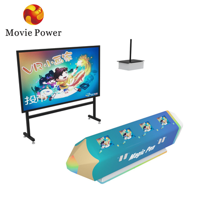 AR MR مشروع تفاعلي لعبة حائط للأطفال التعليم 3d لعبة فيديو أطفال آلة الرسم
