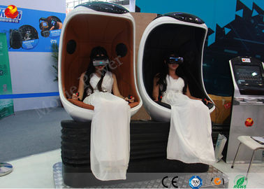 2 مقاعد VR Egg Cinema Simulator 9d Motion Rider الواقع الافتراضي لعبة Roller Coaster
