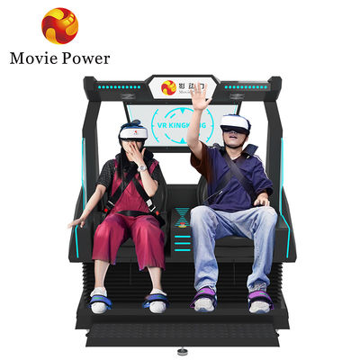 2 مقعدات التلال الدوارة 9d vr سينما محاكي الحركة كرسي الواقع الافتراضي آلة لعبة أركاد