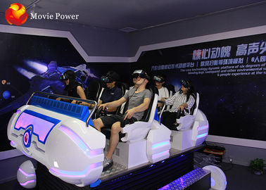 جديد ترقية باردة المظهر 9D محاكي تأثيرات ديناميكية فريدة من نوعها 6 مقاعد الأسرة Vr لرحلة مثيرة