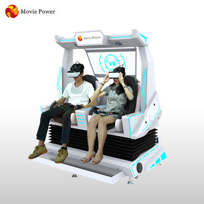 تأثير ديناميكي للأعمال الصغيرة 9D VR Cinema 2 مقاعد آلة الواقع الافتراضي