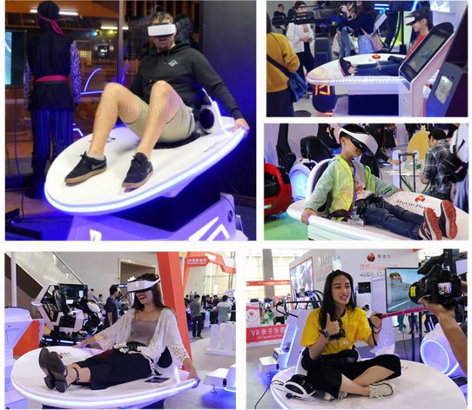 مصنع توريد ألعاب ترفيهية Vr Skiing Theme Park Virtual Reality Slide Simulator 1