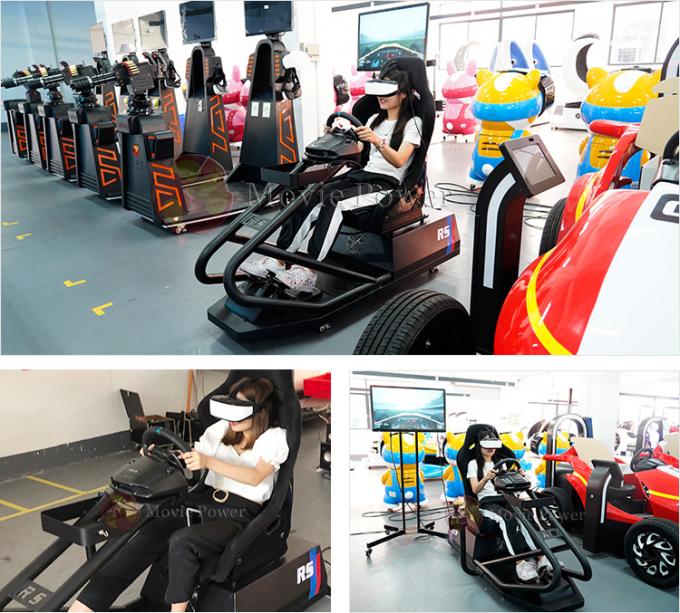 مركز التسوق الترفيه قيادة السيارة محاكاة مقعد VR الألعاب محاكي 0