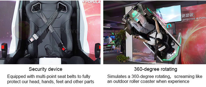 VR 360 Rotation Simulator VR Chair مع 50 كرسي دوران للواقع الافتراضي 1