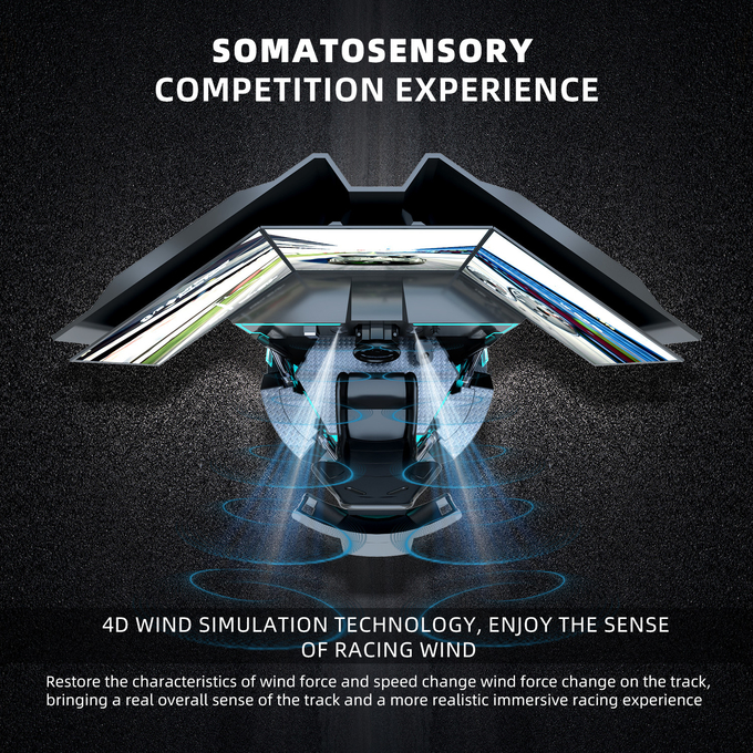 أسعار الجملة VR Racing Simulator Commercial 9D VR Super Speed ​​Car Game Equipment 6