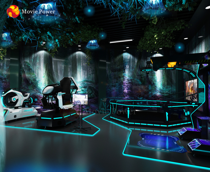 9D VR Theme Park ملعب داخلي للأطفال الترفيه معدات الواقع الافتراضي 1