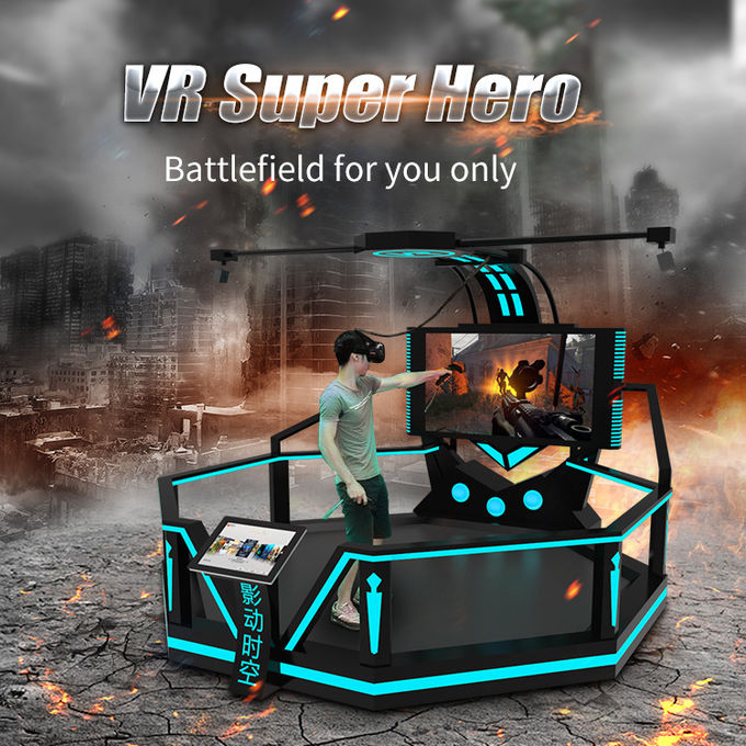 9D VR Shooting Simulator لعبة موسيقى مجانية مشي رياضة لعبة معركة حرب لاعب واحد فاز صابر 0