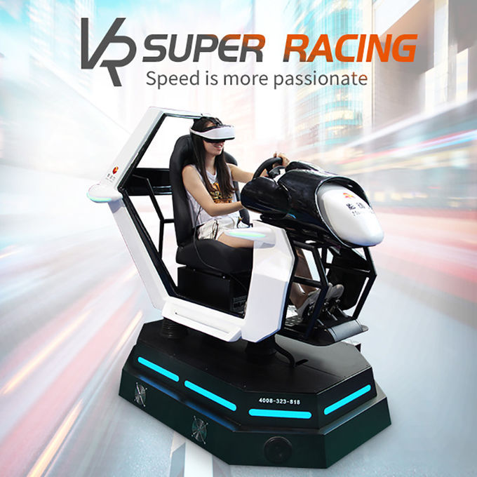 متنزه الواقع الافتراضي آلة سباق 9d Vr قيادة السيارة محاكي 0
