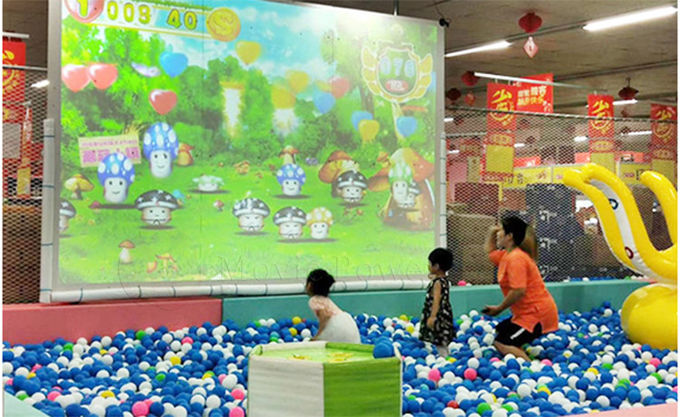 Kids Entertainment AR Interactive Projector Theme Park معدات ألعاب الكرة Zorbing 0