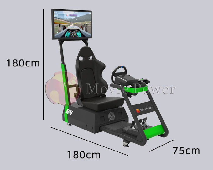 الواقع الافتراضي سيارة سباق محاكي لعبة آلة بصمة صغيرة للاستخدام التجاري المنزلي 1